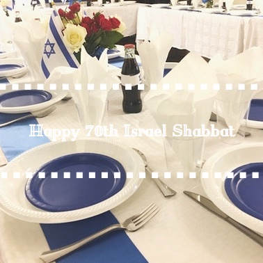 Happy 70th Israel Shabbat Gallery Cover - AishLIT Website