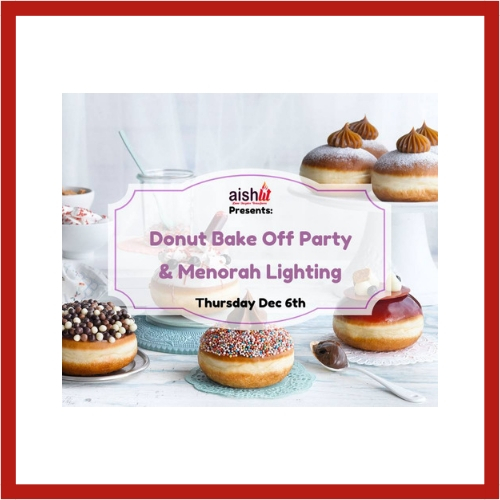 Donut Bake Off Party - AishLIT Website