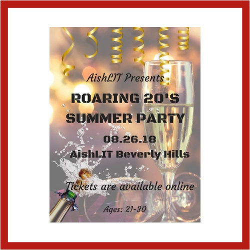 Roaring 20's Summer Party - AishLIT Website