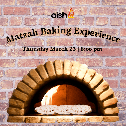 Matzah Baking Experience