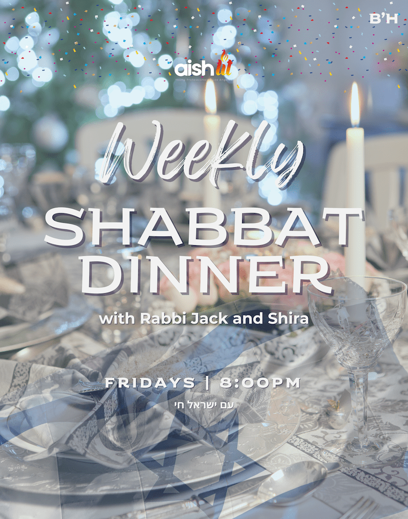 weekly shabbat dinner